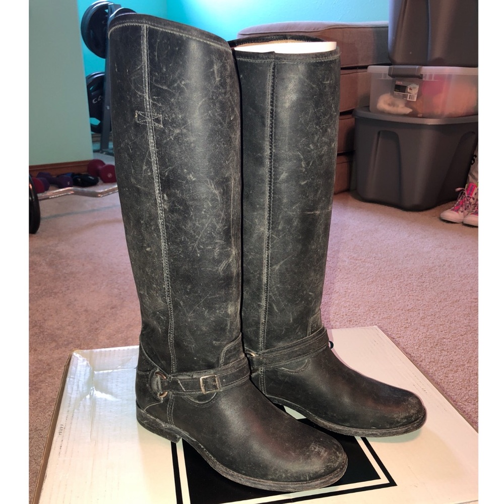 Frye Phillip Ring Tall Riding Boots Sz 8.5